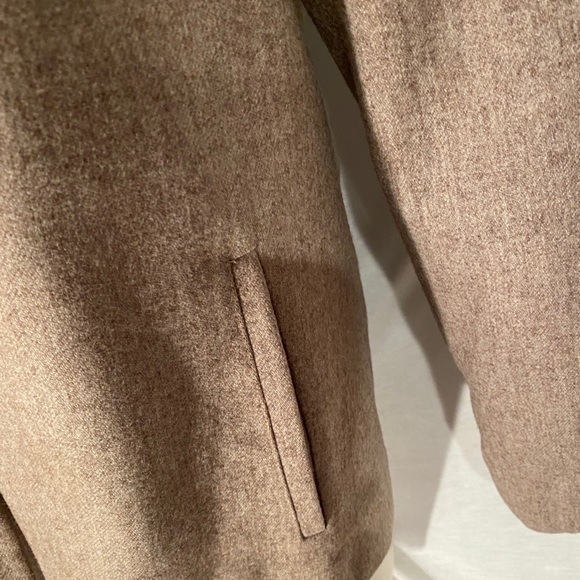 Liz Claiborne Tan Wool Vintage Long Sleeves Jacket - Picture 2 of 11